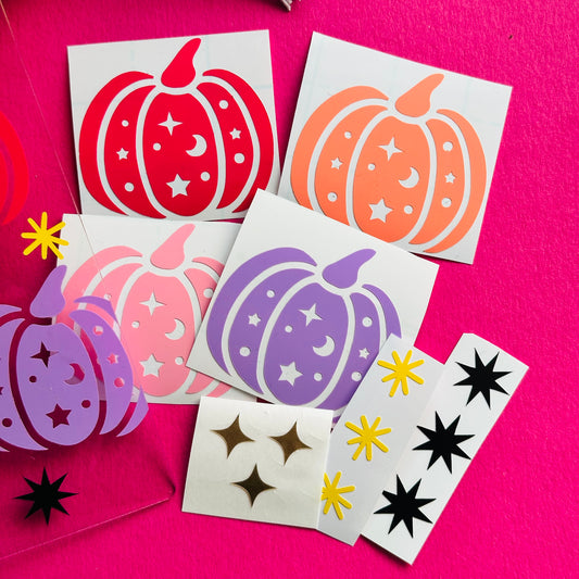 Pumpkin Vinyl Decal Pack