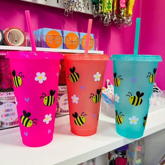 Sparkly Bee Cup