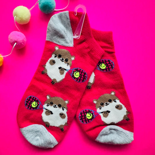 Tennis Hamster Socks