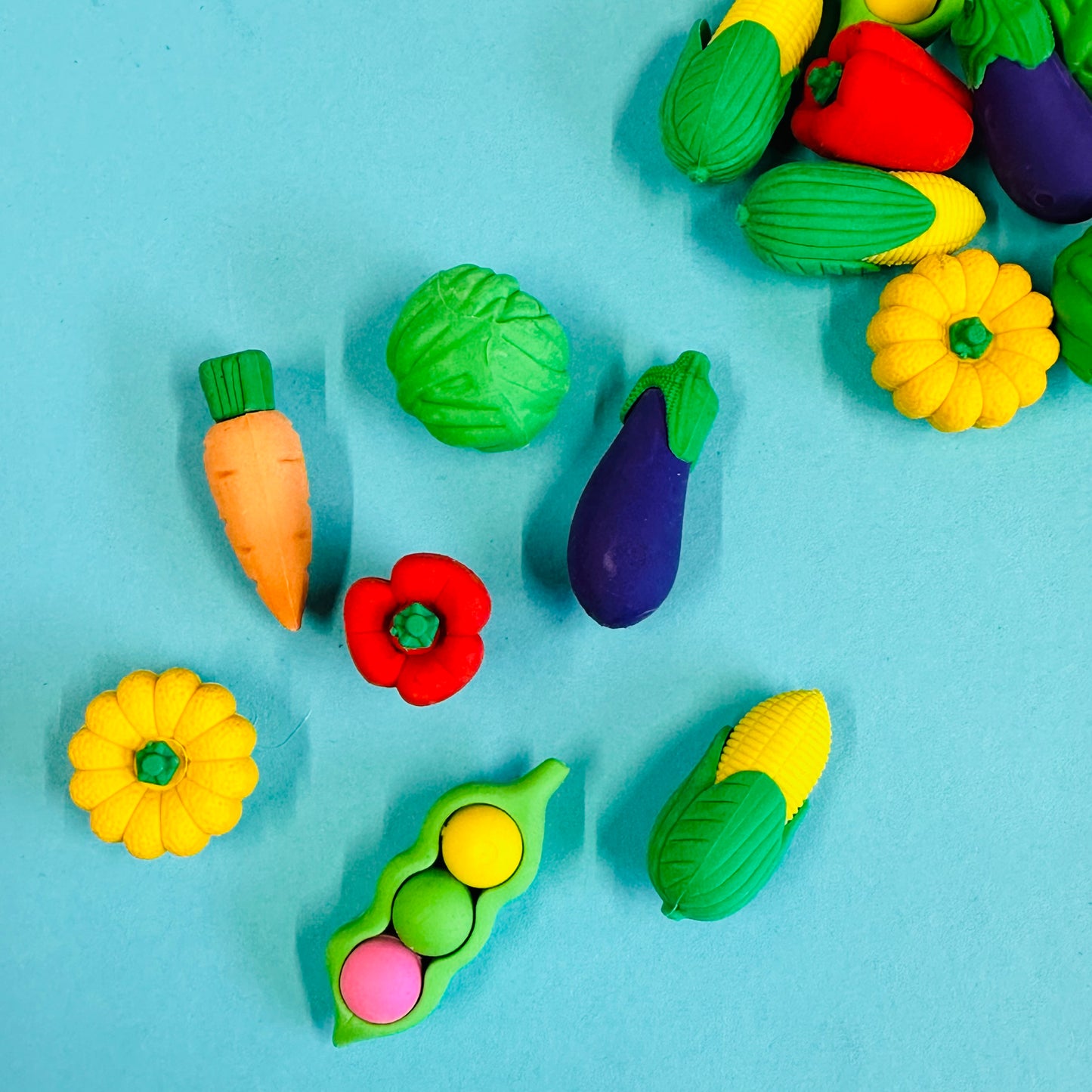 Novelty Veg Eraser Lucky Dip