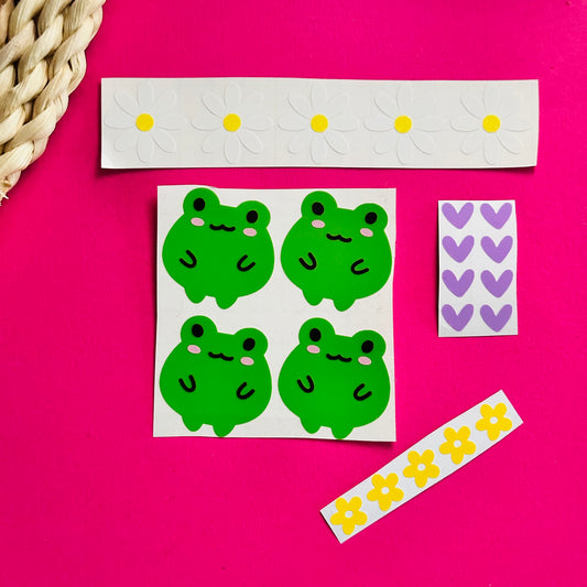 Frog Vinyl Decal Pack