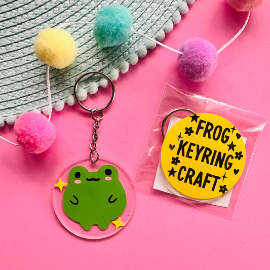 DIY Frog Keyring Craft