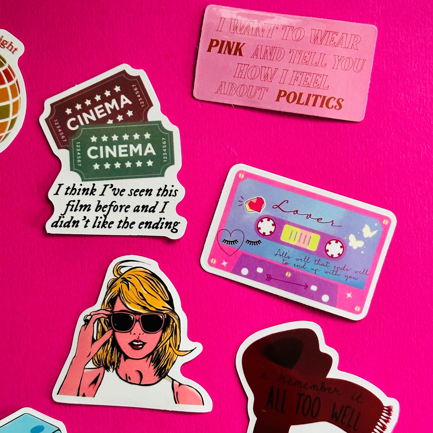 X3 Taylor Swift Sticker Lucky Dip