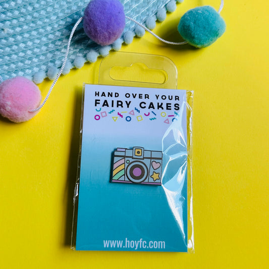 Pastel Camera Pin