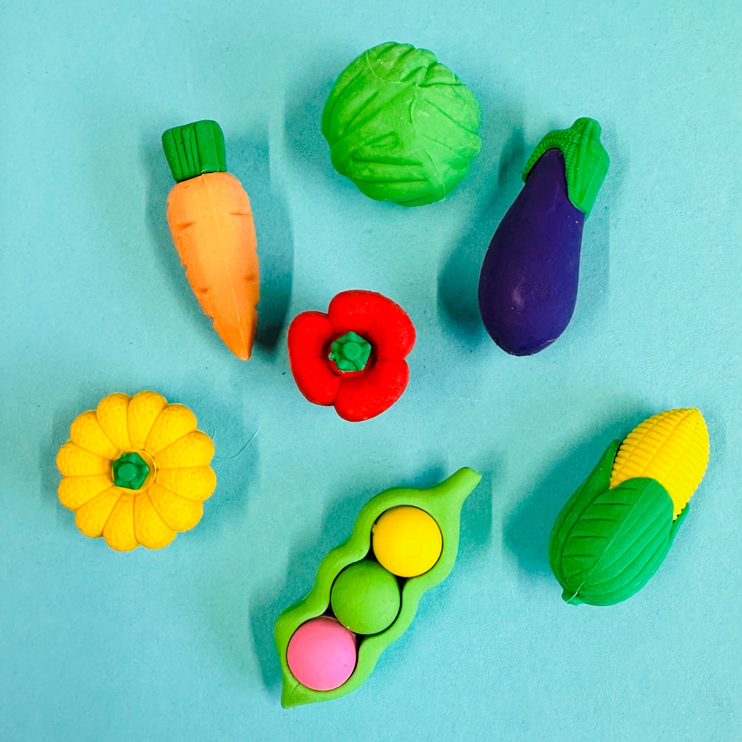 Novelty Veg Eraser Lucky Dip