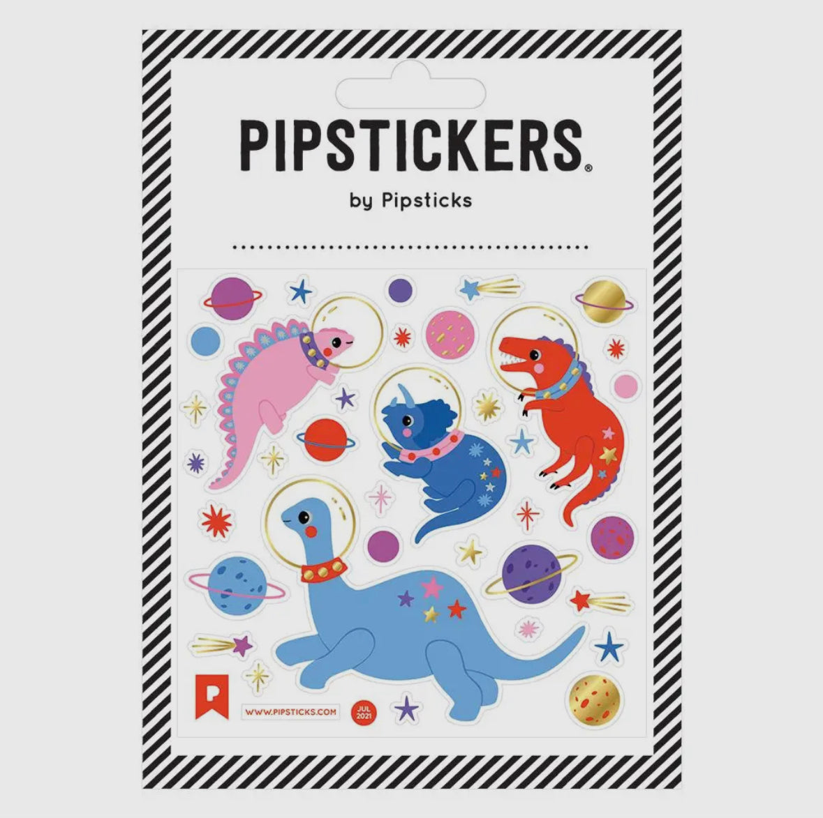 Pipstickers Dinosaurs Through Space