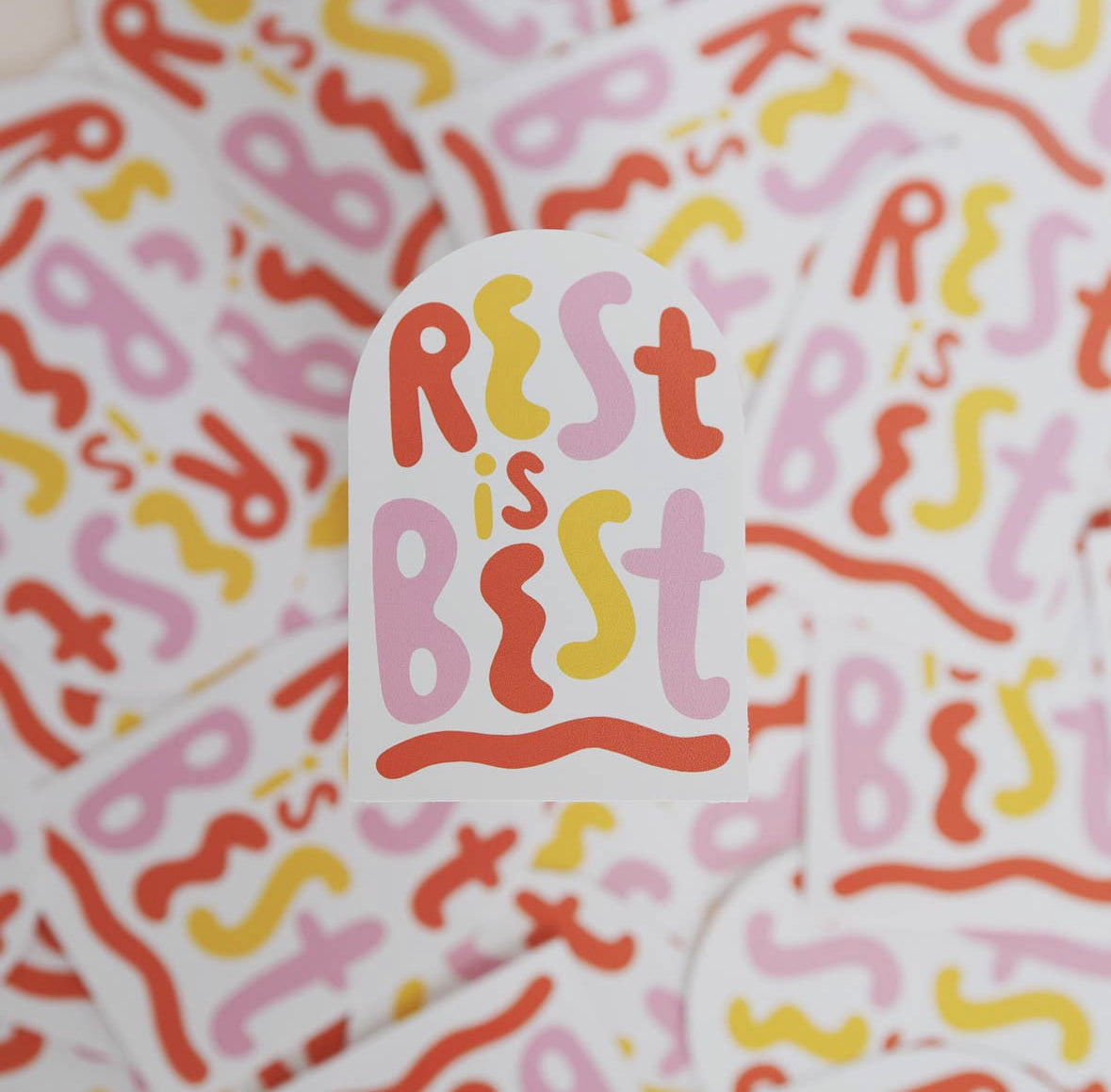 Rest Is Best Vinyl Sticker