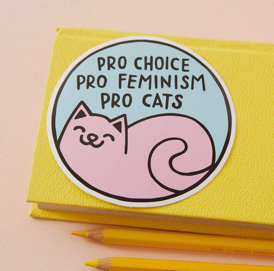 Pro Cats Feminism Vinyl Sticker