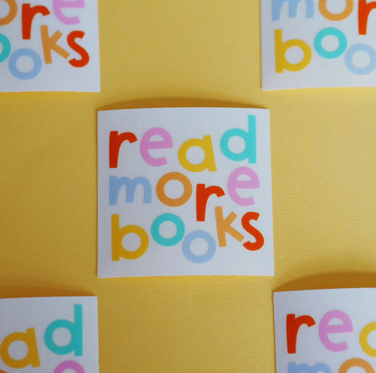 Read More Books Vinyl Sticker