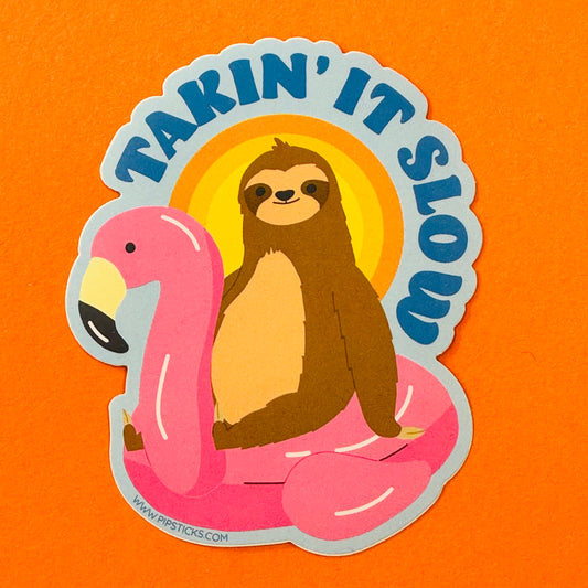 Sloth Vinyl Sticker