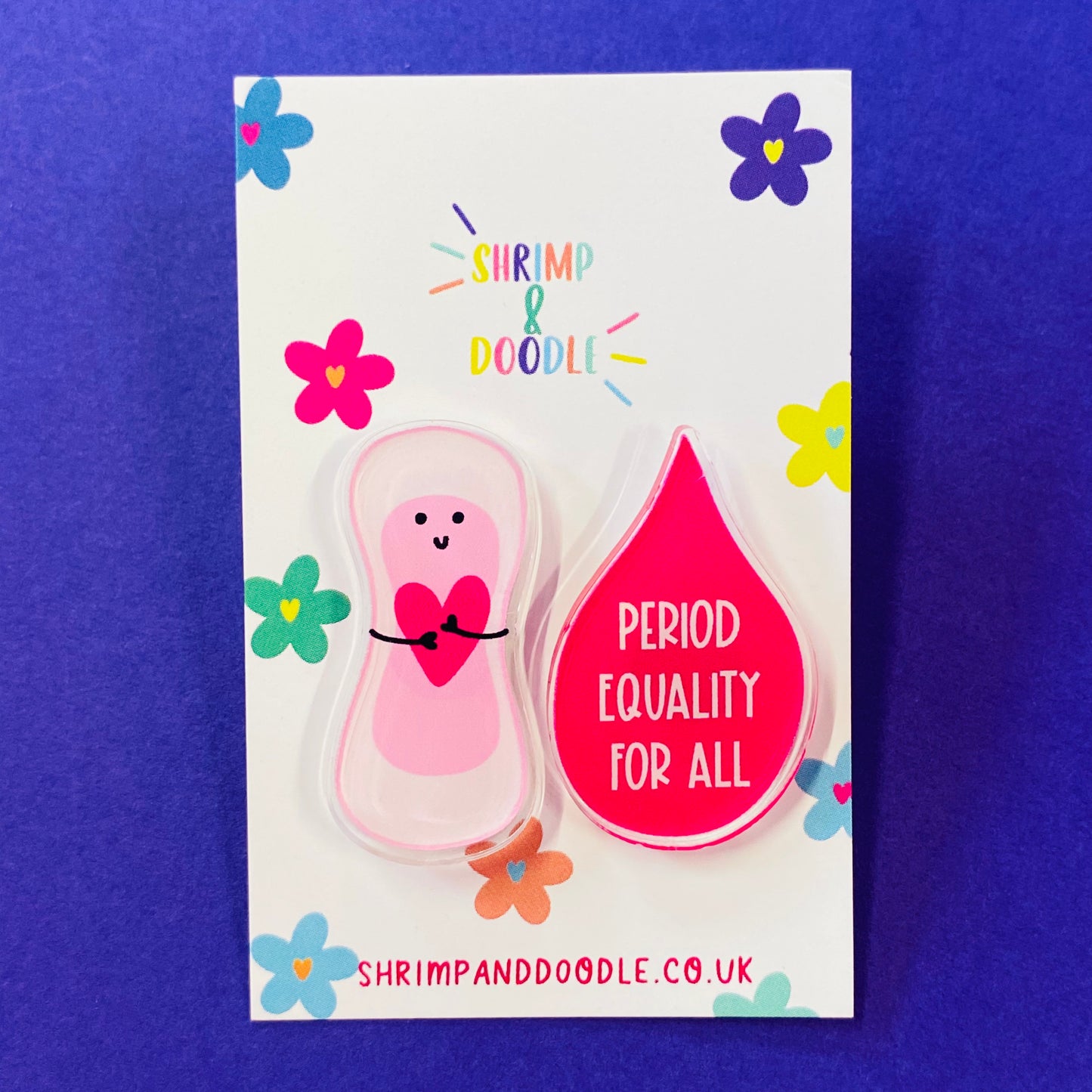 Period Equality Pin Pack Of 2