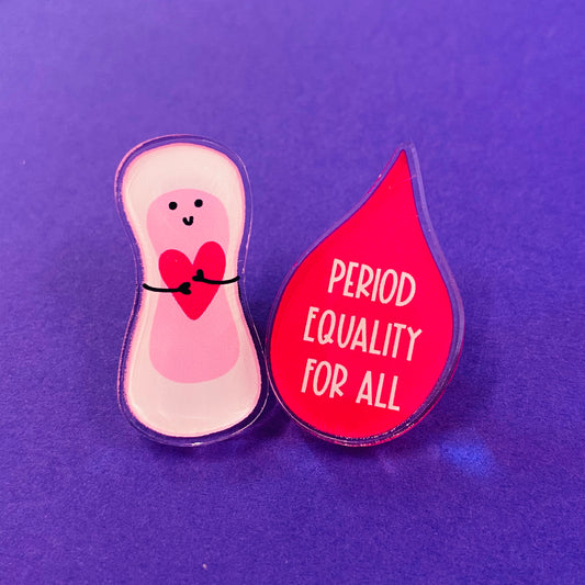 Period Equality Pin Pack Of 2