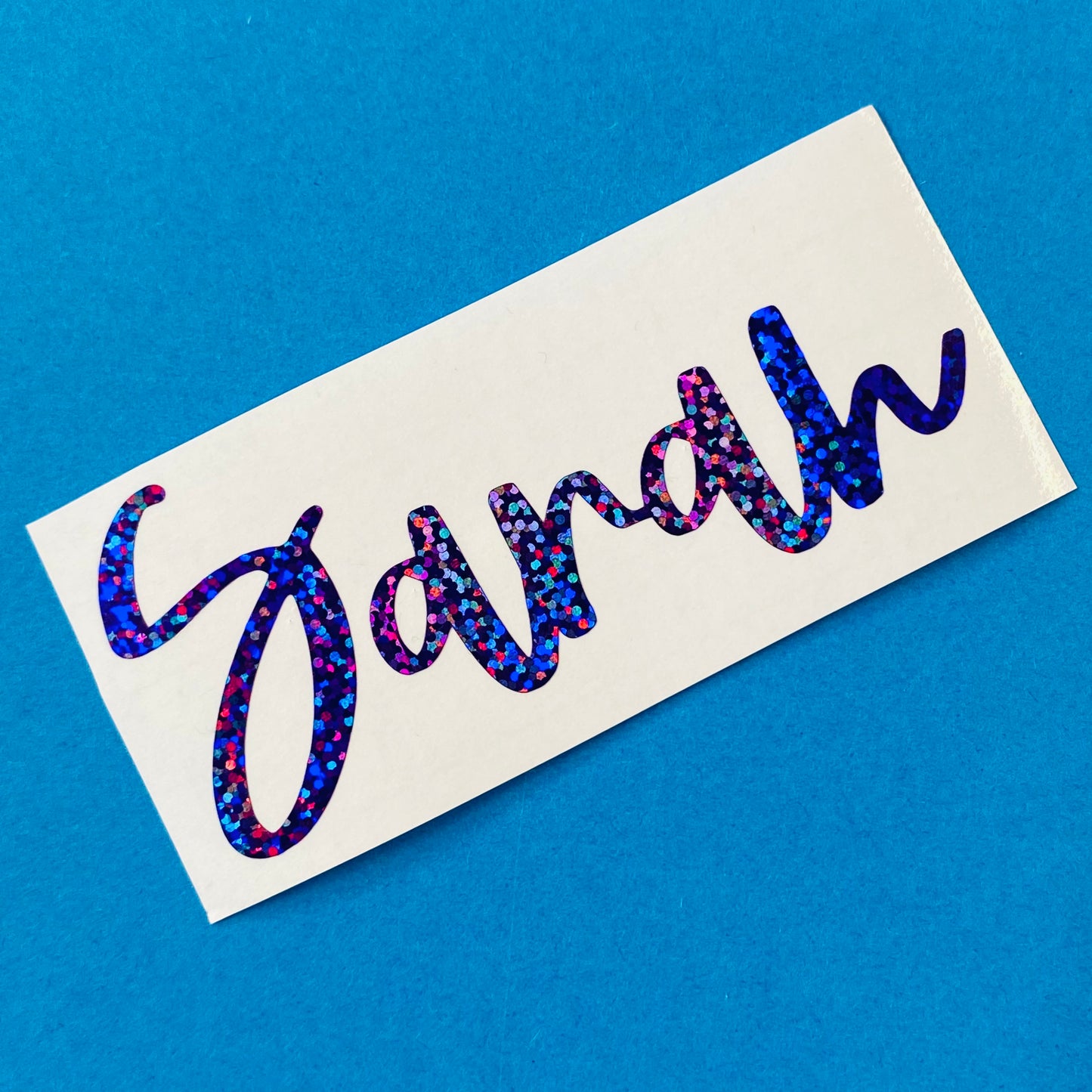 Pastel Rainbow Vinyl Name Decals