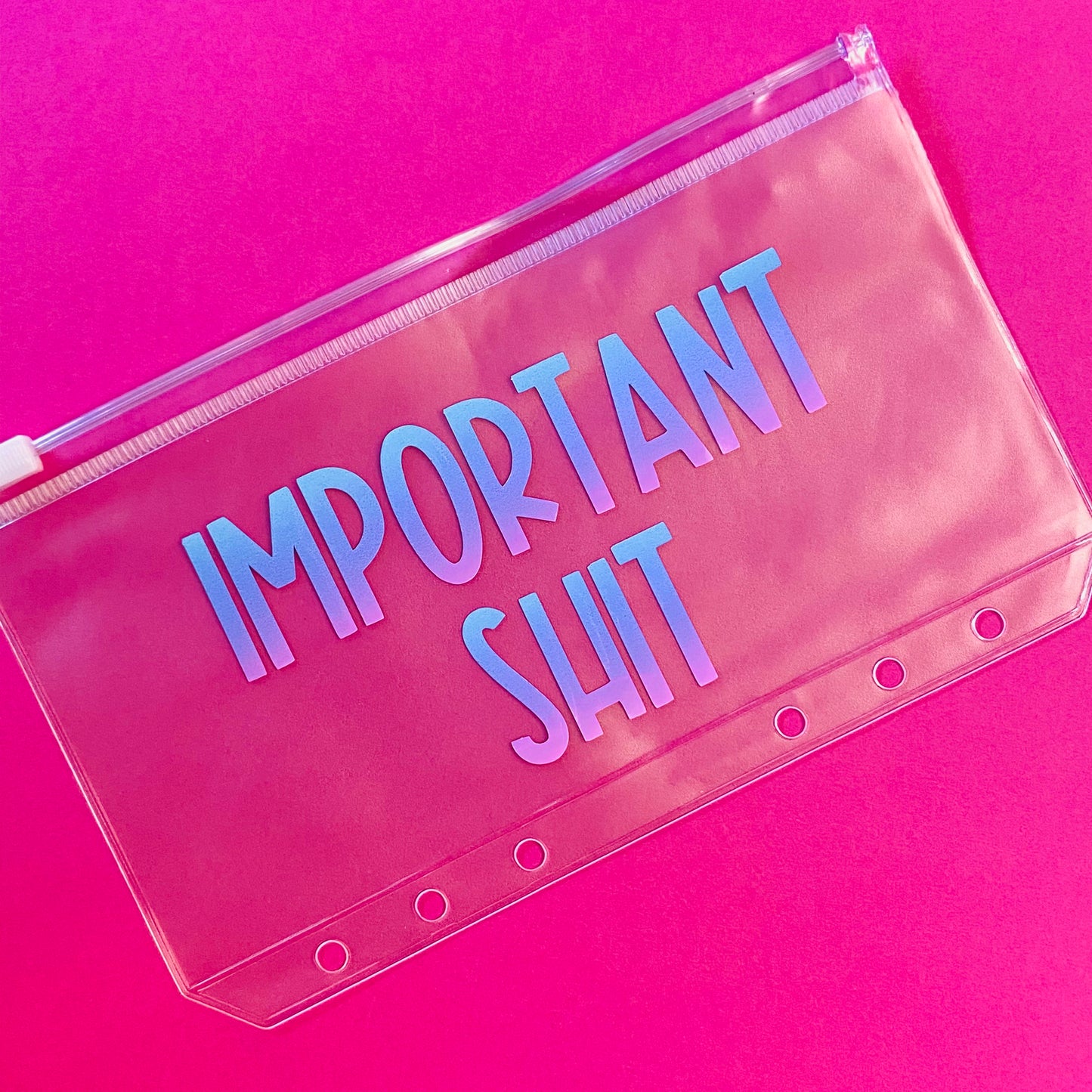 Important Shit A6 Binder Wallet