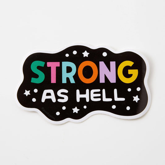 Strong As Hell Vinyl Sticker