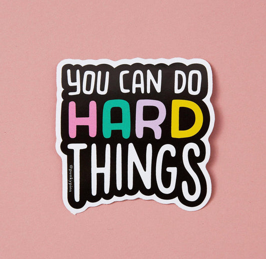 Hard Things Vinyl Sticker