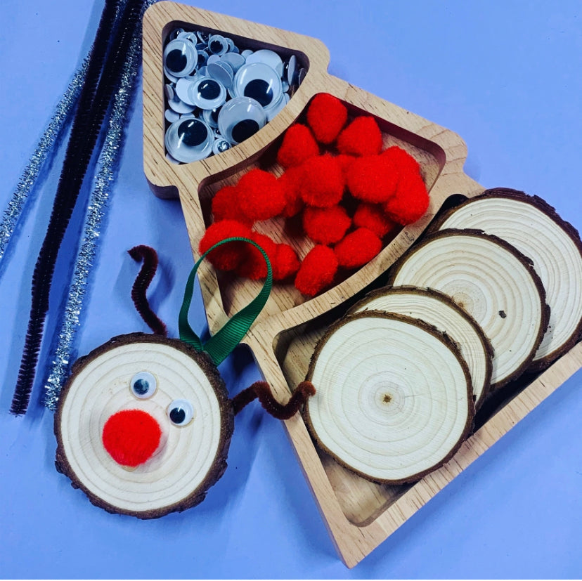 Reindeer Wood Slice Craft Session To Go