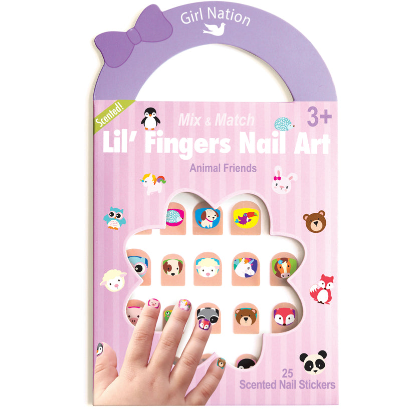 Animal Friends Nail Art