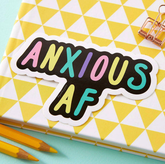 Anxious AF Vinyl Sticker